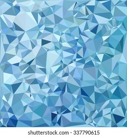 Blue Polygonal Mosaic Background, Creative Design Templates