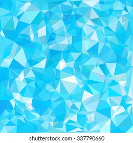 Blue Polygonal Mosaic Background, Creative Design Templates