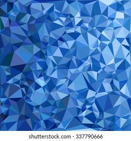Blue Polygonal Mosaic Background, Creative Design Templates