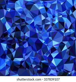 Blue Polygonal Mosaic Background, Creative Design Templates