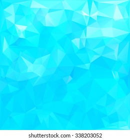 Blue Polygonal Mosaic Background, Creative Design Templates