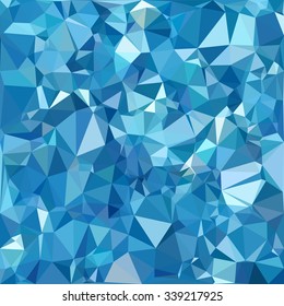 Blue Polygonal Mosaic Background, Creative Design Templates