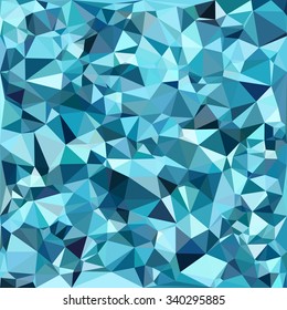 Blue Polygonal Mosaic Background, Creative Design Templates