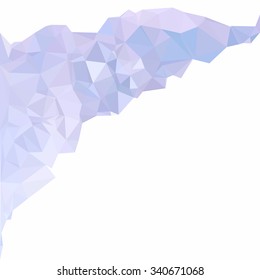 Blue Polygonal Mosaic Background, Creative Design Templates