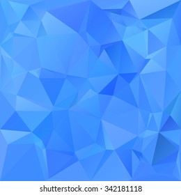 Blue Polygonal Mosaic Background, Creative Design Templates