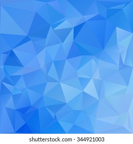 Blue Polygonal Mosaic Background, Creative Design Templates