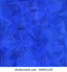 Blue Polygonal Mosaic Background, Creative Design Templates