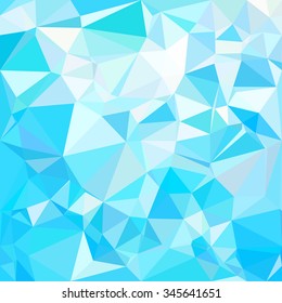 Blue Polygonal Mosaic Background, Creative Design Templates