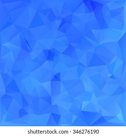 Blue Polygonal Mosaic Background, Creative Design Templates