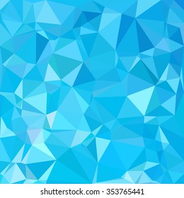 Blue Polygonal Mosaic Background, Creative Design Templates