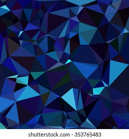 Blue Polygonal Mosaic Background, Creative Design Templates