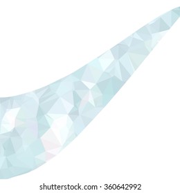 Blue Polygonal Mosaic Background, Creative Design Templates