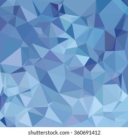Blue Polygonal Mosaic Background, Creative Design Templates