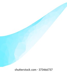 Blue Polygonal Mosaic Background, Creative Design Templates