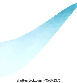 Blue Polygonal Mosaic Background, Creative Design Templates