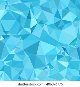 Blue Polygonal Mosaic Background, Creative Design Templates