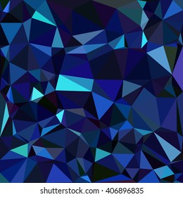 Blue Polygonal Mosaic Background, Creative Design Templates