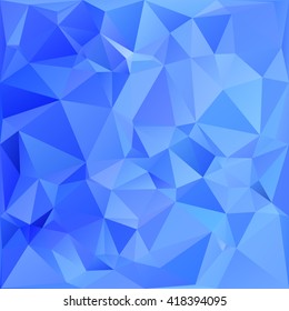 Blue Polygonal Mosaic Background, Creative Design Templates