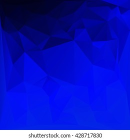 Blue Polygonal Mosaic Background, Creative Design Templates