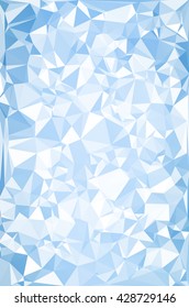 Blue Polygonal Mosaic Background, Creative Design Templates