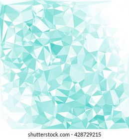 Blue Polygonal Mosaic Background, Creative Design Templates