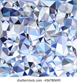 Blue Polygonal Mosaic Background, Creative Design Templates