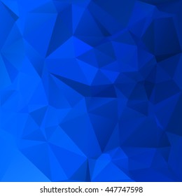 Blue Polygonal Mosaic Background, Creative Design Templates