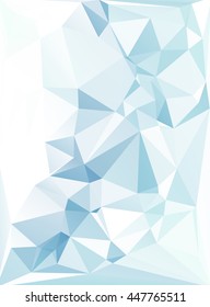 Blue Polygonal Mosaic Background, Creative Design Templates