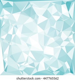 Blue Polygonal Mosaic Background, Creative Design Templates