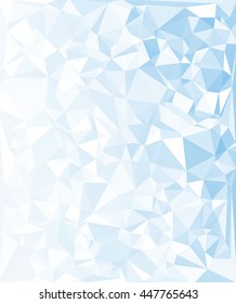 Blue Polygonal Mosaic Background, Creative Design Templates