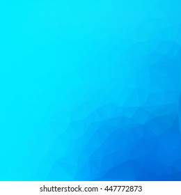 Blue Polygonal Mosaic Background, Creative Design Templates