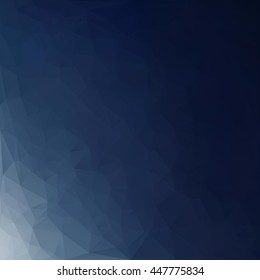 Blue Polygonal Mosaic Background, Creative Design Templates