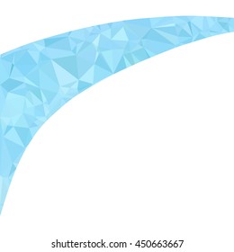 Blue Polygonal Mosaic Background, Creative Design Templates