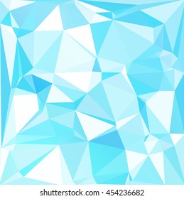 Blue Polygonal Mosaic Background, Creative Design Templates