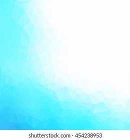 Blue Polygonal Mosaic Background, Creative Design Templates