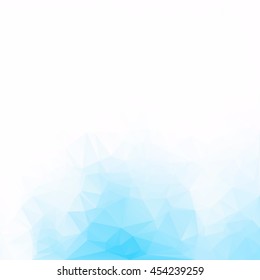 Blue Polygonal Mosaic Background, Creative Design Templates