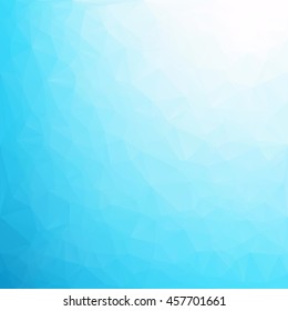 Blue Polygonal Mosaic Background, Creative Design Templates
