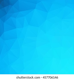 Blue Polygonal Mosaic Background, Creative Design Templates