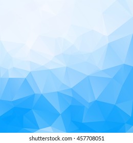Blue Polygonal Mosaic Background, Creative Design Templates