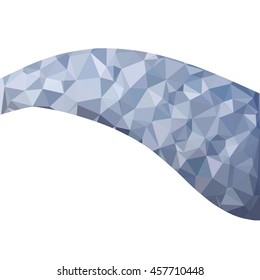 Blue Polygonal Mosaic Background, Creative Design Templates