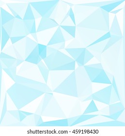 Blue Polygonal Mosaic Background, Creative Design Templates