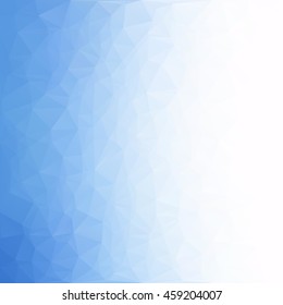 Blue Polygonal Mosaic Background, Creative Design Templates