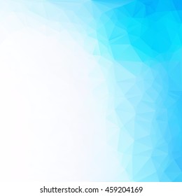 Blue Polygonal Mosaic Background, Creative Design Templates
