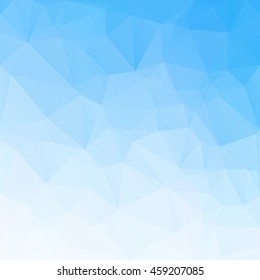 Blue Polygonal Mosaic Background, Creative Design Templates