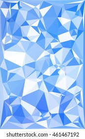Blue Polygonal Mosaic Background, Creative Design Templates