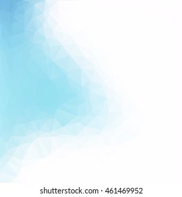 Blue Polygonal Mosaic Background, Creative Design Templates