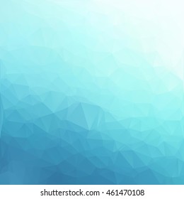 Blue Polygonal Mosaic Background, Creative Design Templates