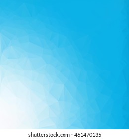 Blue Polygonal Mosaic Background, Creative Design Templates