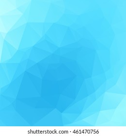 Blue Polygonal Mosaic Background, Creative Design Templates