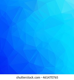 Blue Polygonal Mosaic Background, Creative Design Templates
